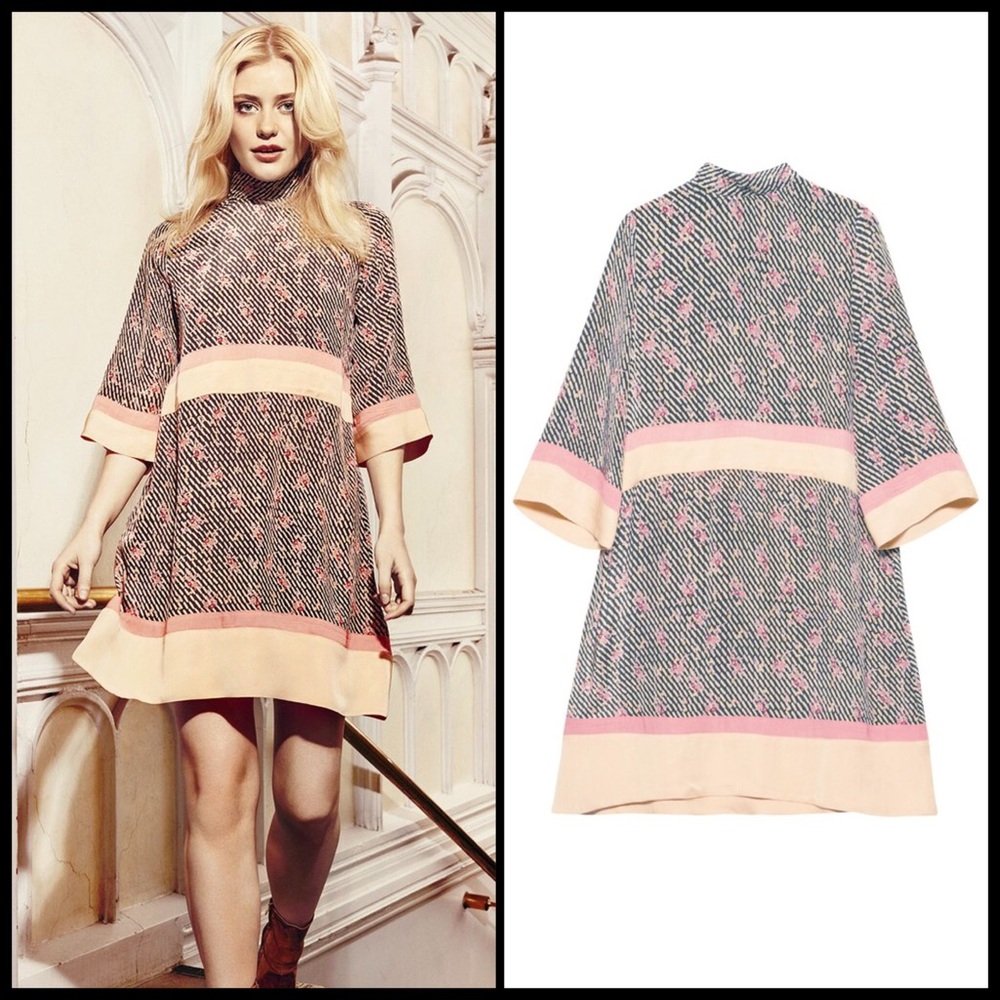 BY TIMO 🌸 Graphic Flowers Block Dress